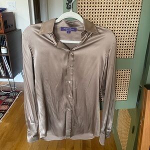 Ralph Lauren Collections Womens Silk Shirt